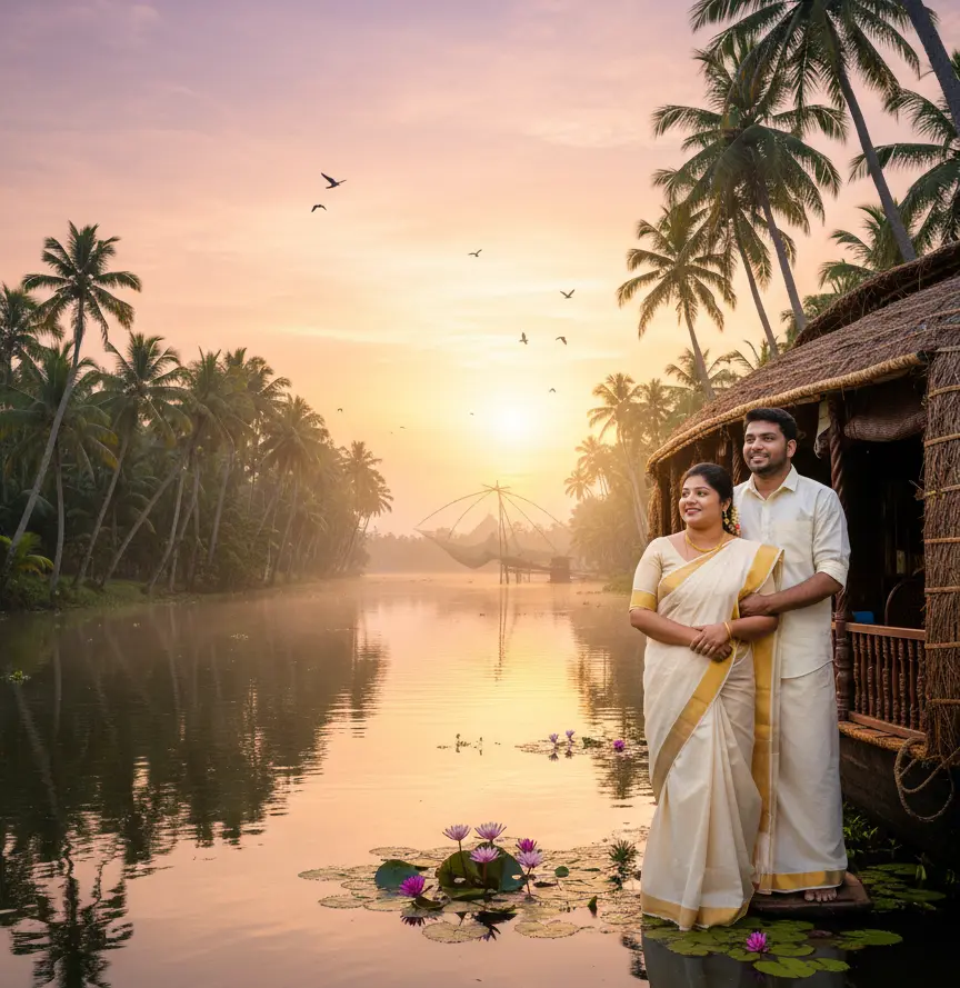 Kerala Backwaters Serenity