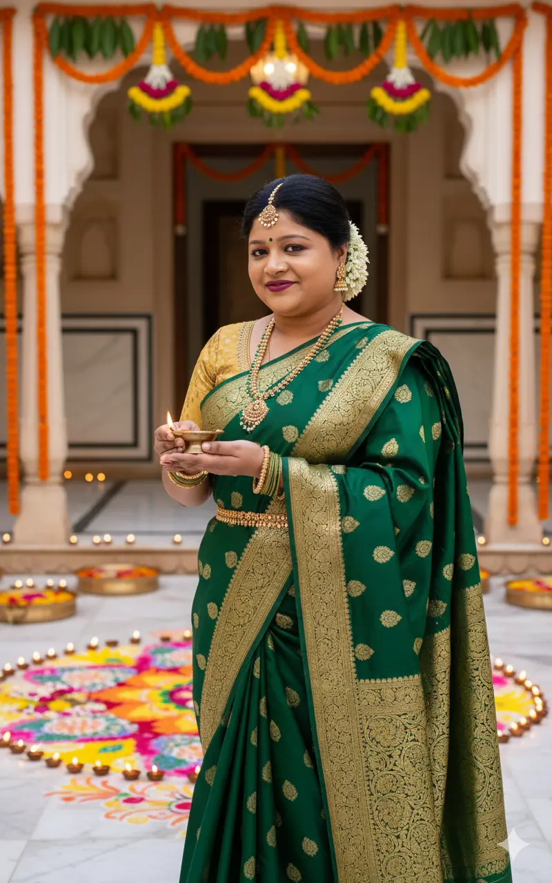 Diwali Traditional Saree Grace - Women