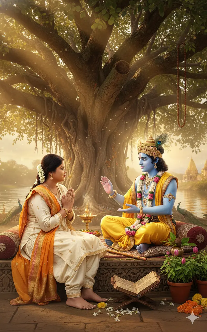 Divine Discussion with Lord Krishna - Women