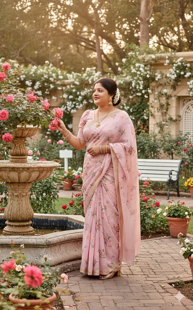 Vintage 80s Garden Romance - Women