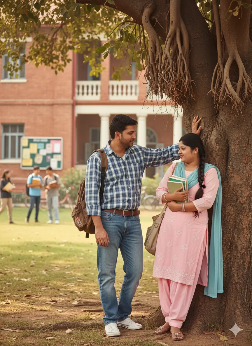 Vintage 90s College Romance - Couple