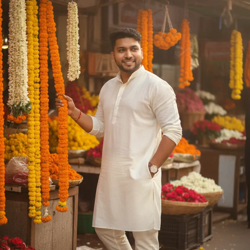 Vintage 90s Flower Market - Men